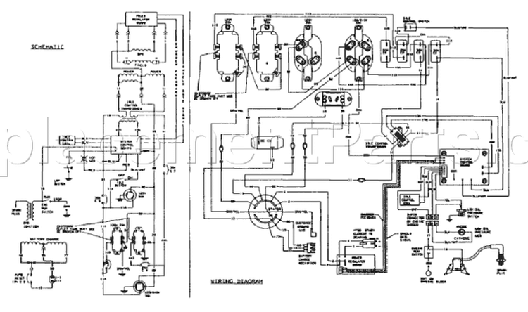 Page F Diagram and Parts List for 9782-1  Briggs and Stratton Generator
